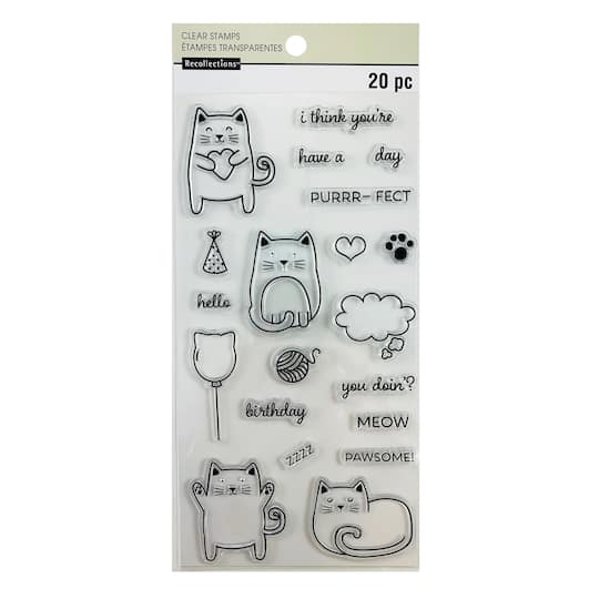 Cat Clear Stamps by Recollections&#xAE;